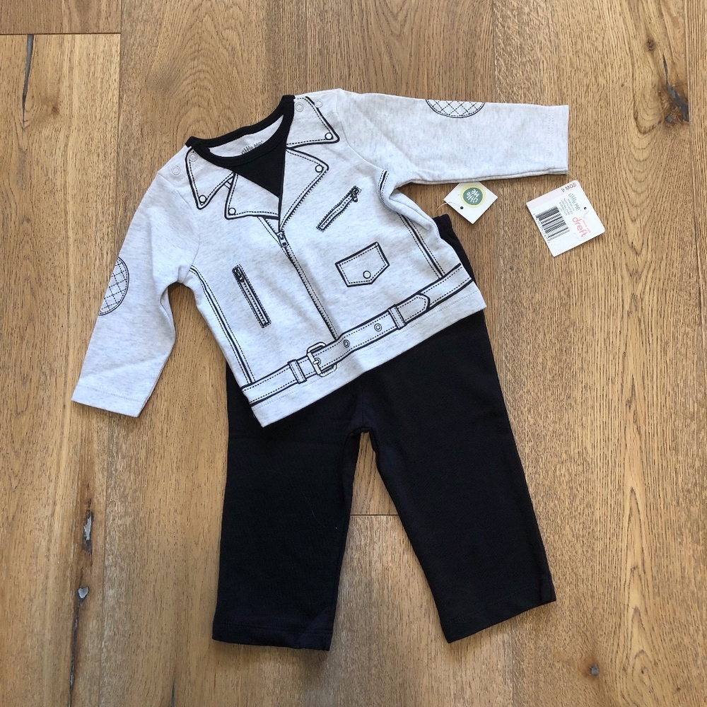 🦊 NEW Little Me Moto Outfit